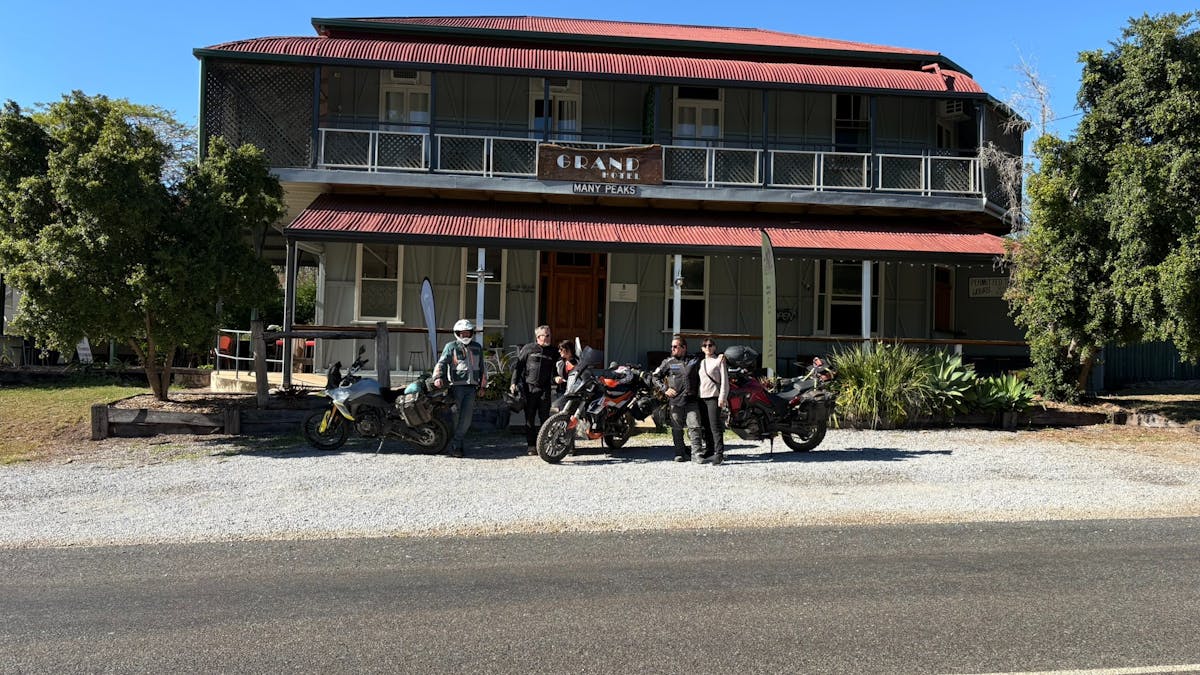 Adventure Riders stopping by for lunch, so many National Parks to go exploring