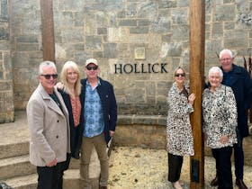 Wine tour group visiting Hollick Estates for tasting and lunch at the Upstairs Restaurant Coonawarra