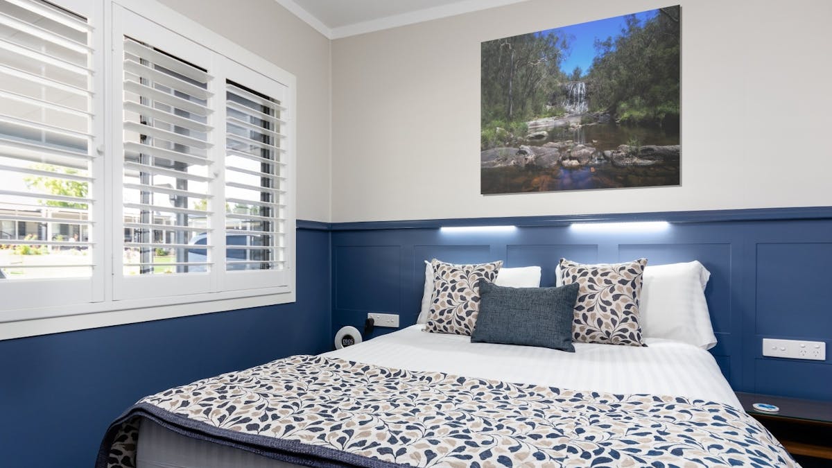 Bedroom 1 includes your own private bedroom complete with smart Tv, Air-con & small desk