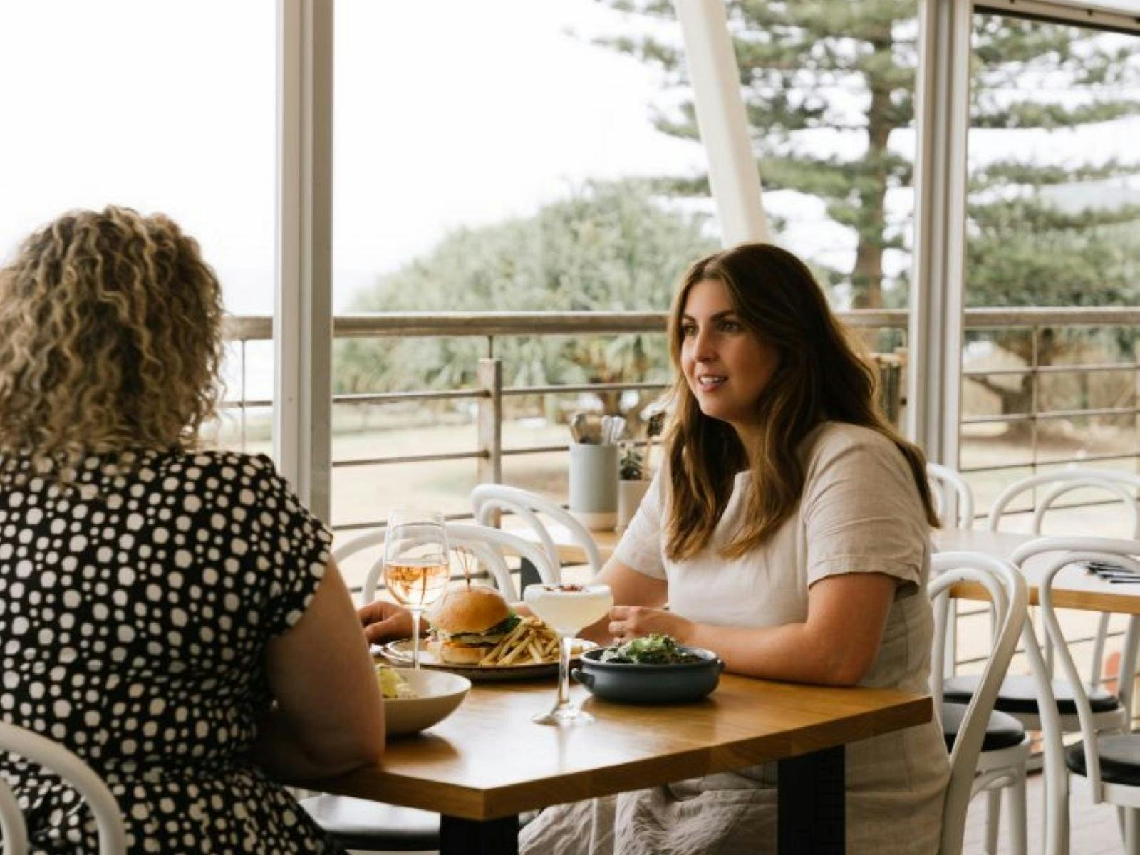 Ladies sitting on verandah