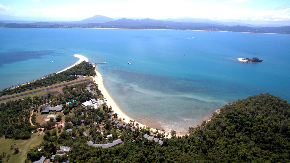 Dunk island View to Mission Beach