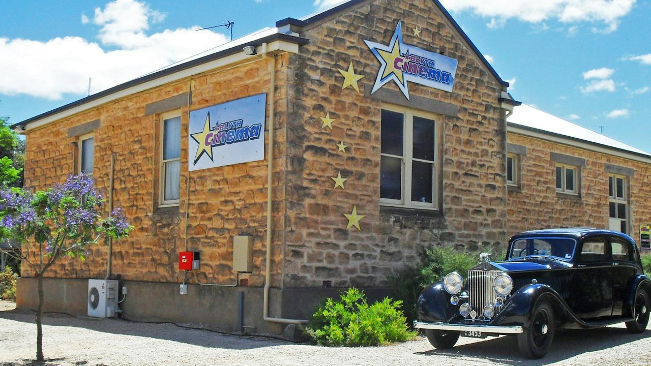 Blyth Cinema - a 1958 sandstone Local Heritage listed building