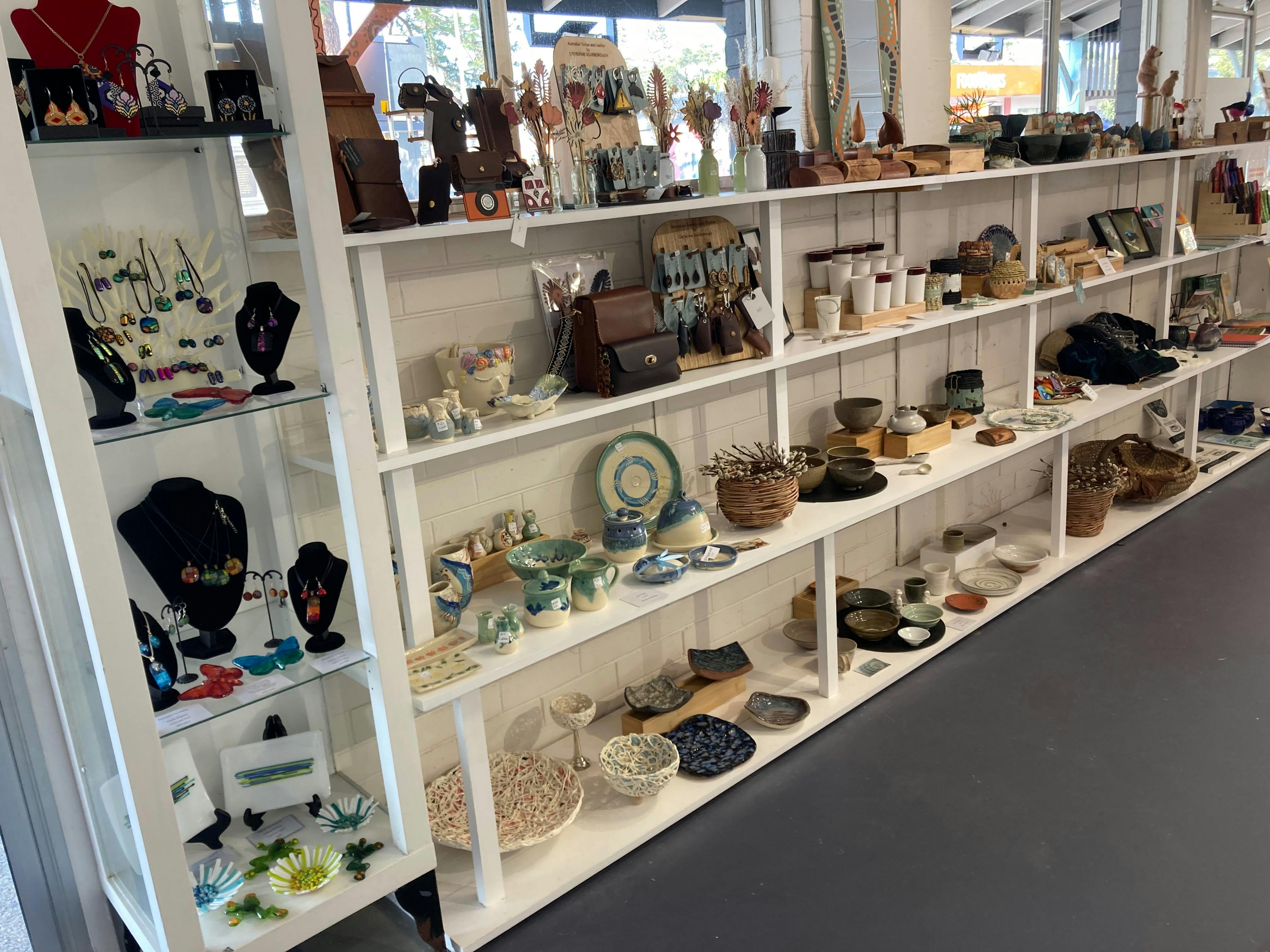 All gift shop items are the work of our local artists