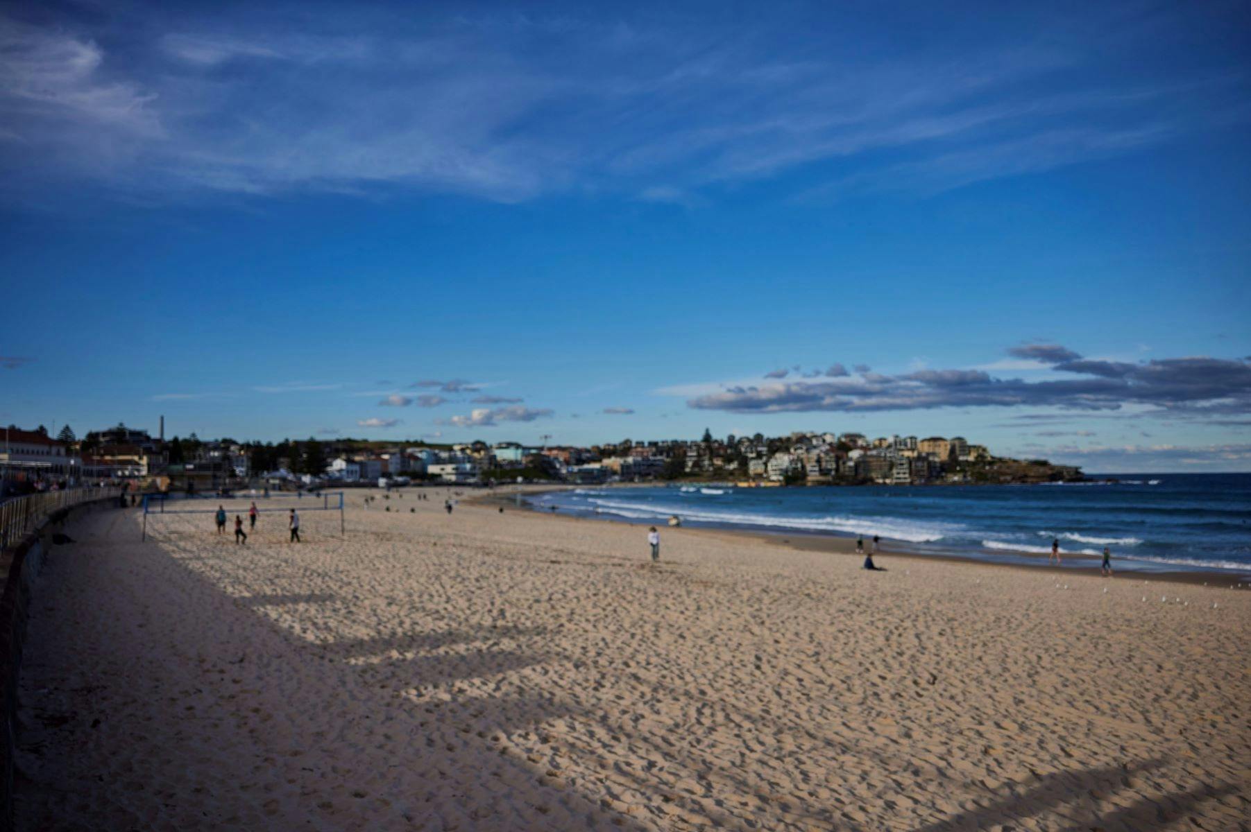 Cloudy day at Bondi Beach