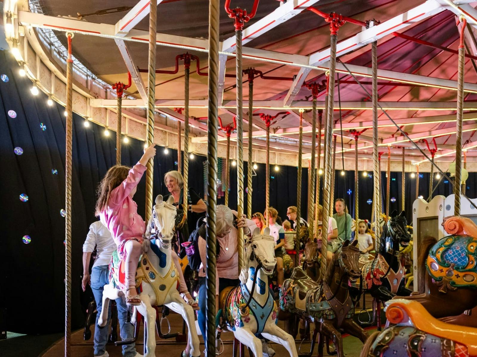 Spin at the Disc-Go-Round