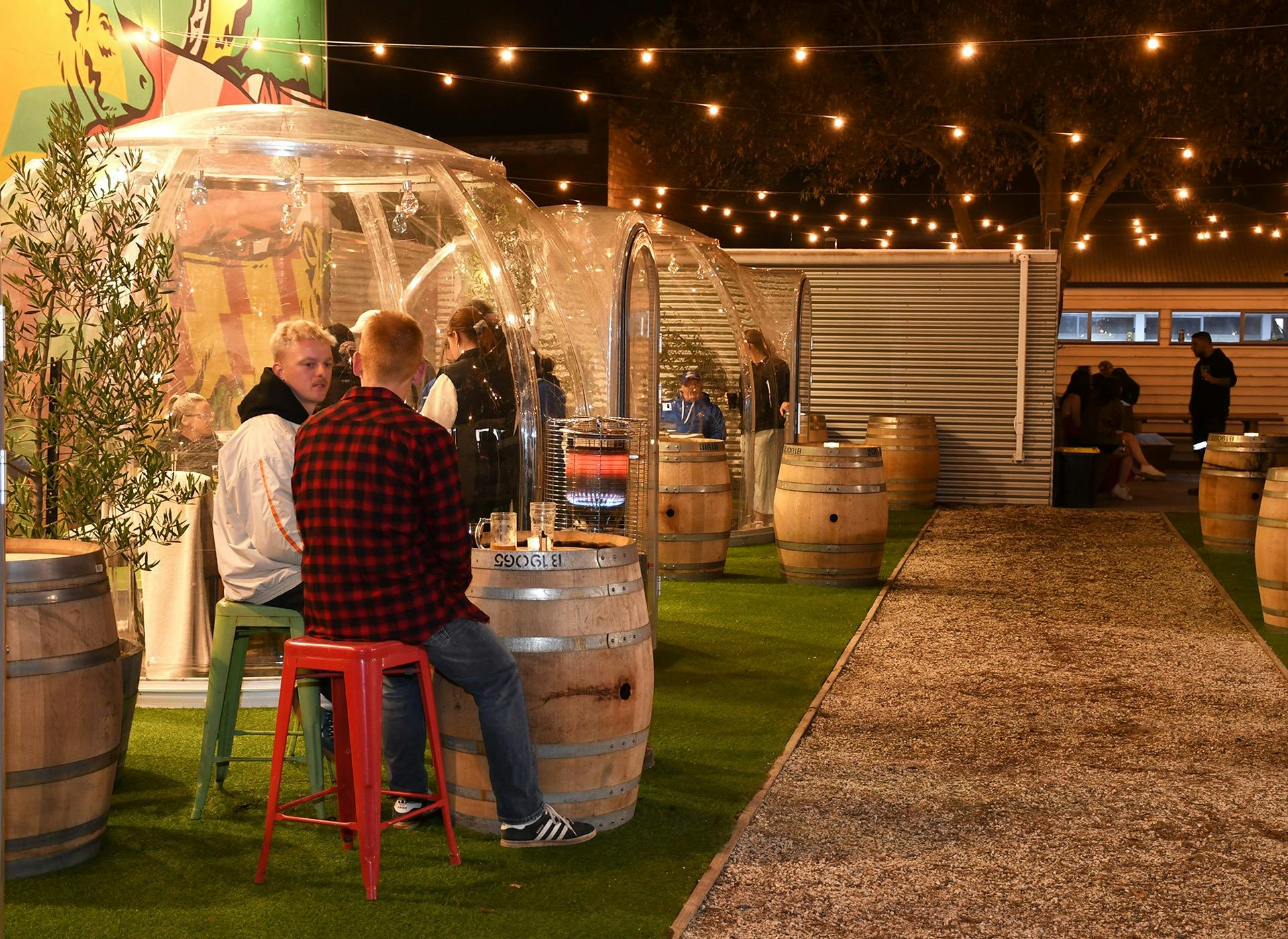Winter Igloos at the Market Hotel Ballarat