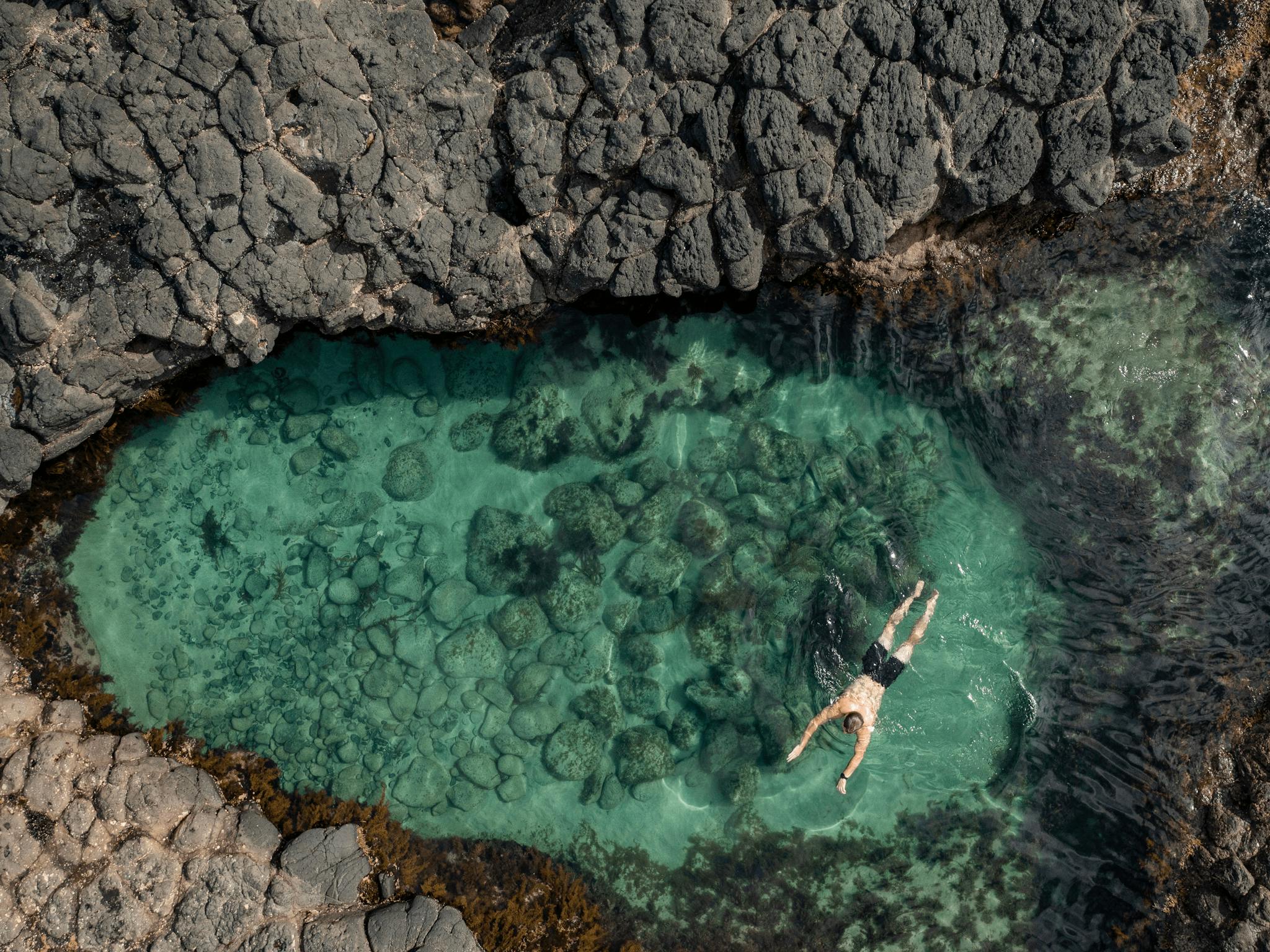 natural rock pools