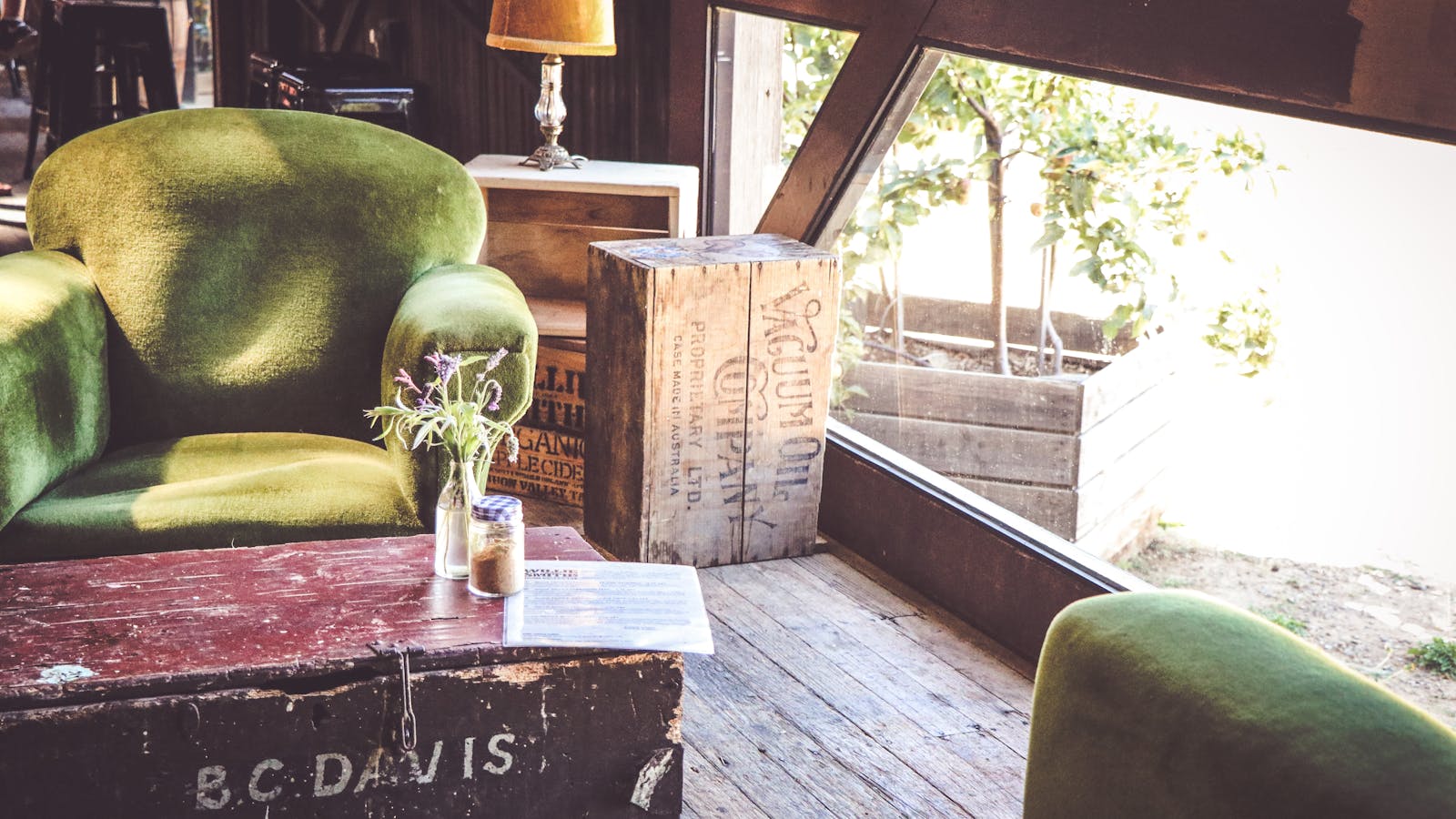 Cosy nooks at Willie Smith's Apple Shed