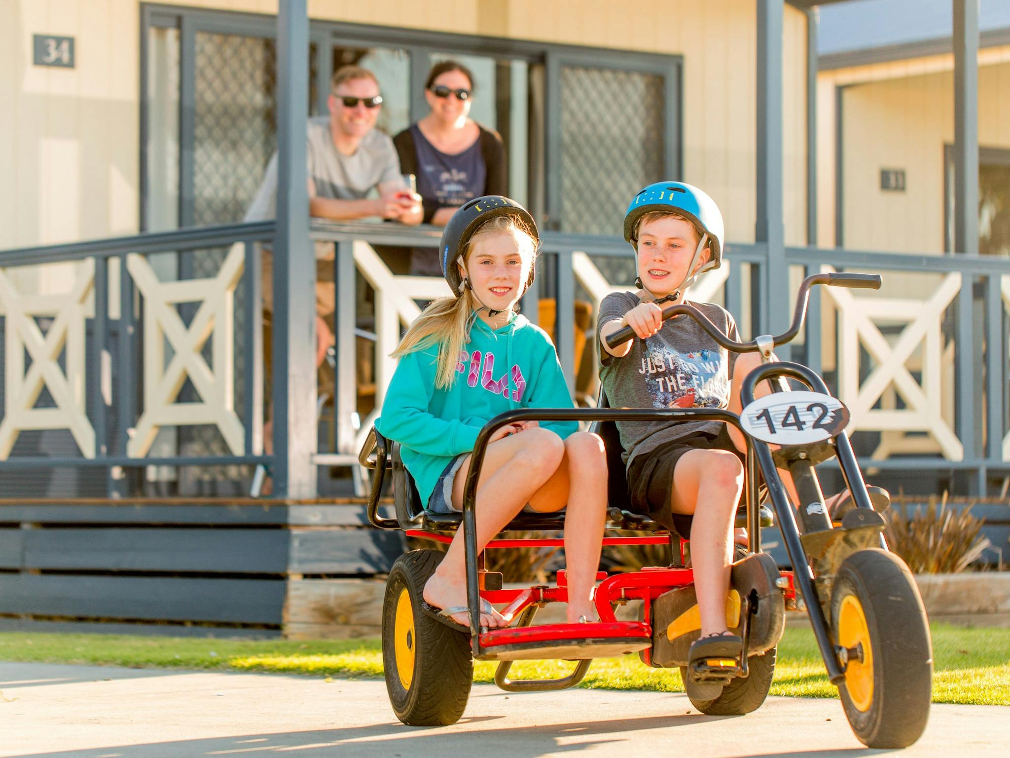 BIG4 Whiters Holiday Village peddle kart hire