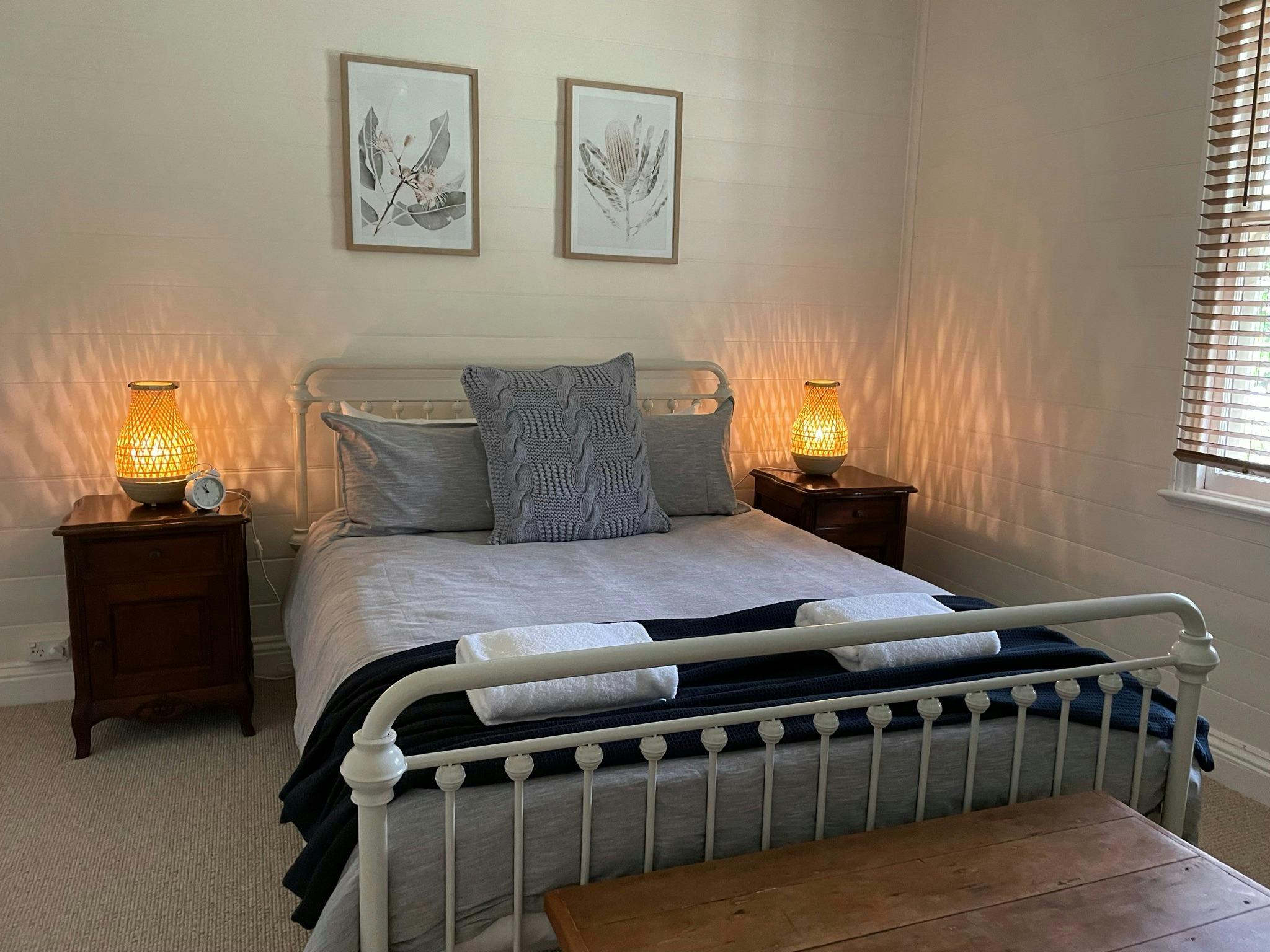 High quality beds and bedding on all 4 beds