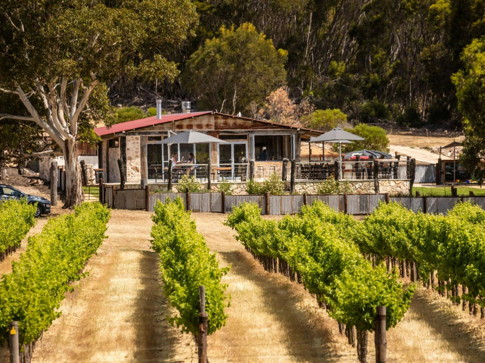 Outside view of False Cape Winery