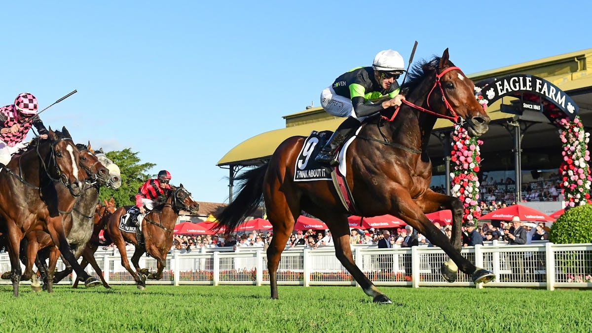 Storming home - 2023 winner of The Star Stradbroke Handicap, Think About It