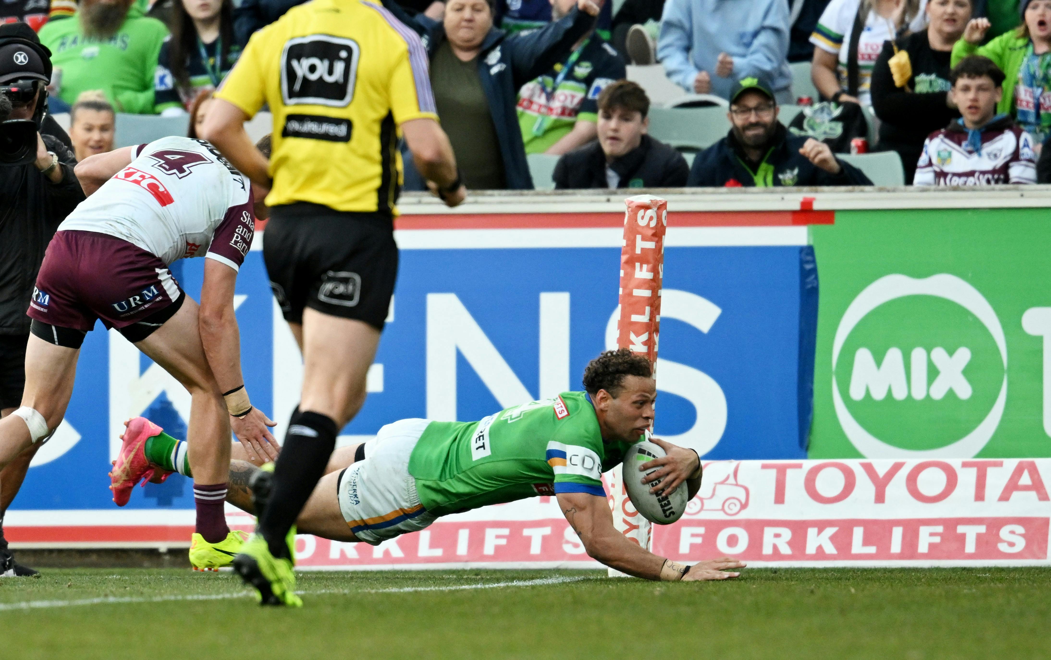 Raiders v Sea Eagles - NRL Round 23