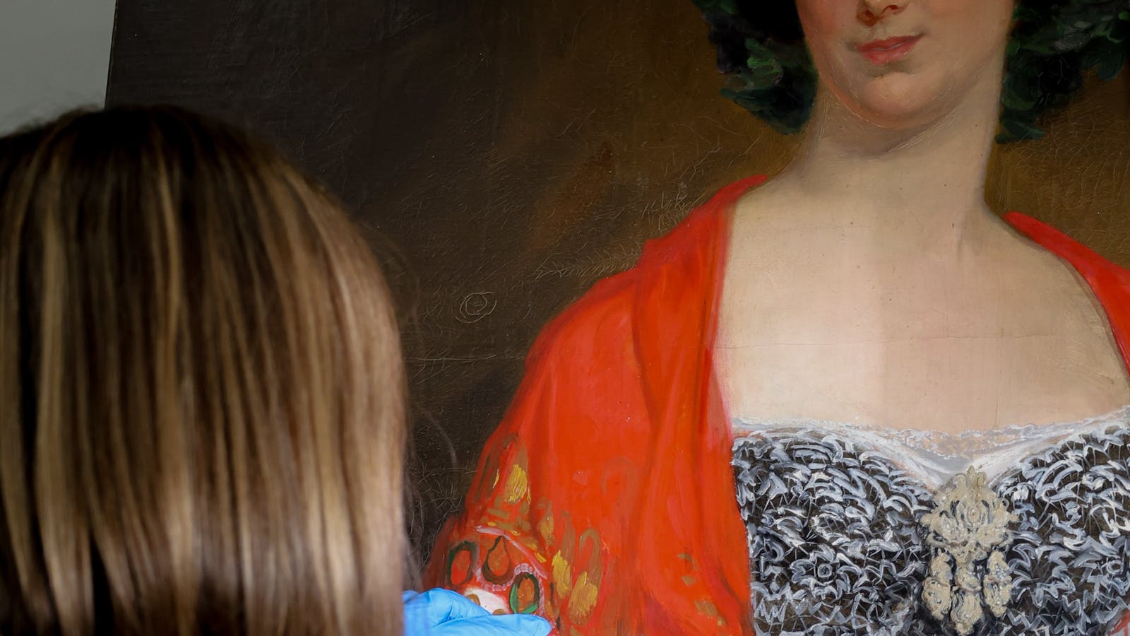 Restoring the Past image feat. Conway Hart, Portrait of Catherine Chapman, oil on canvas, c.1856
