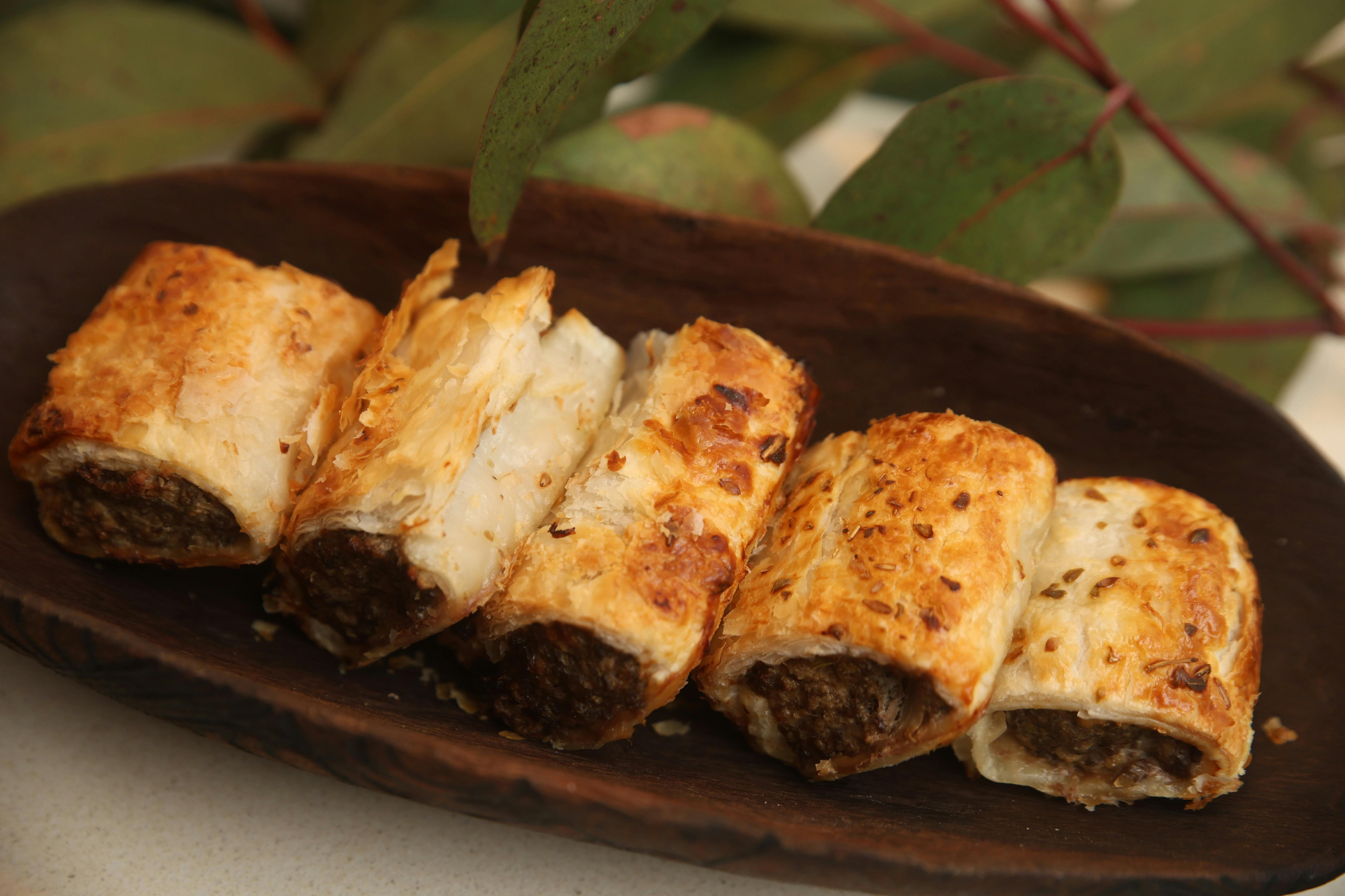 Kangaroo Sausage Rolls