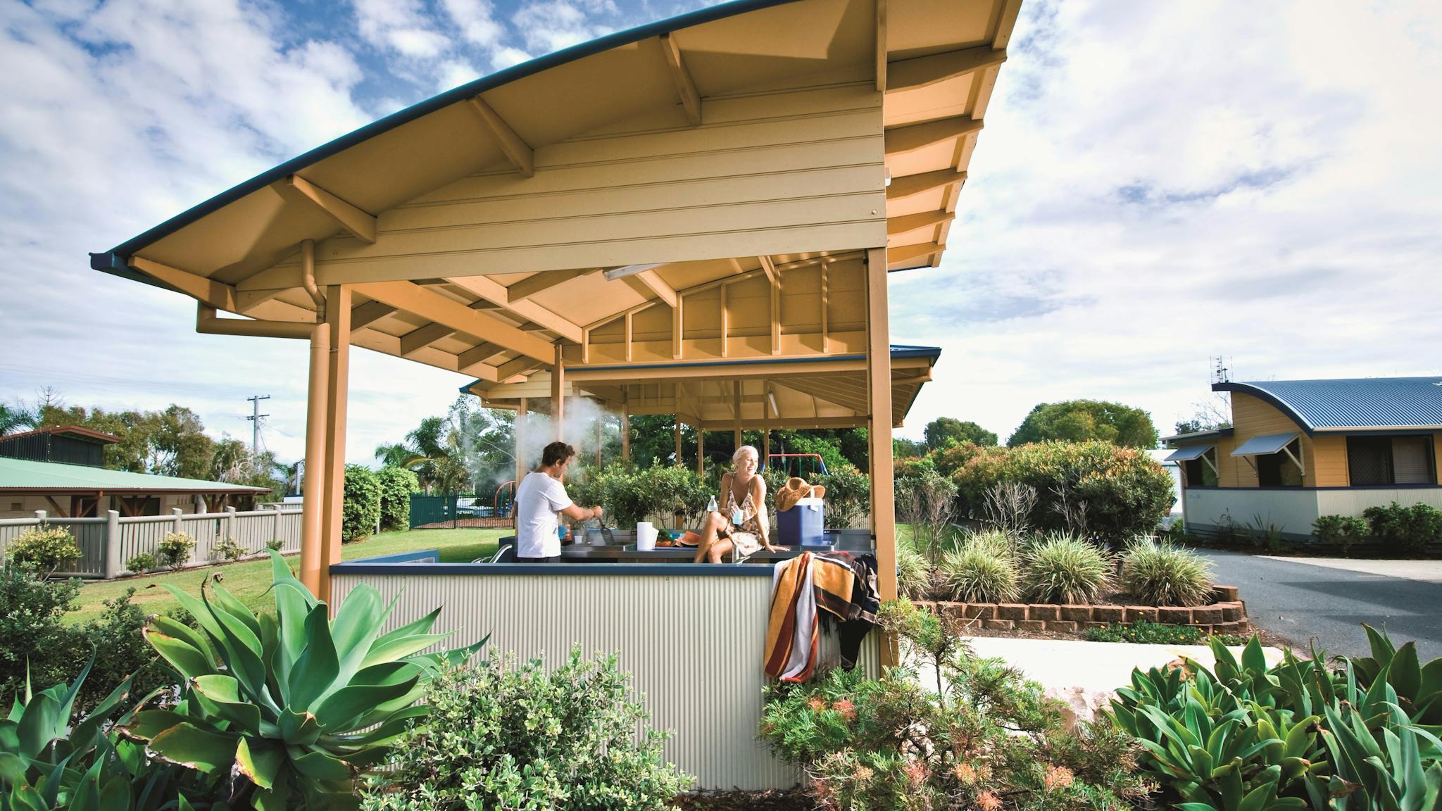 Tweed Coast Holiday Parks Fingal BBQ Area