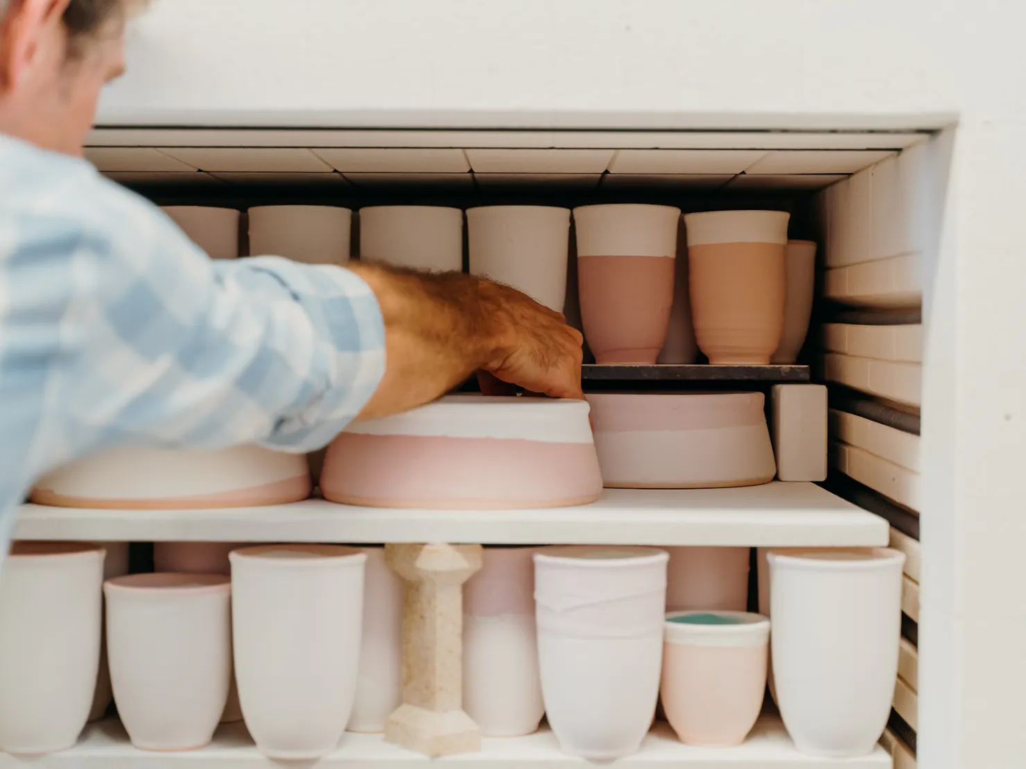 Putting Pottery into the kiln