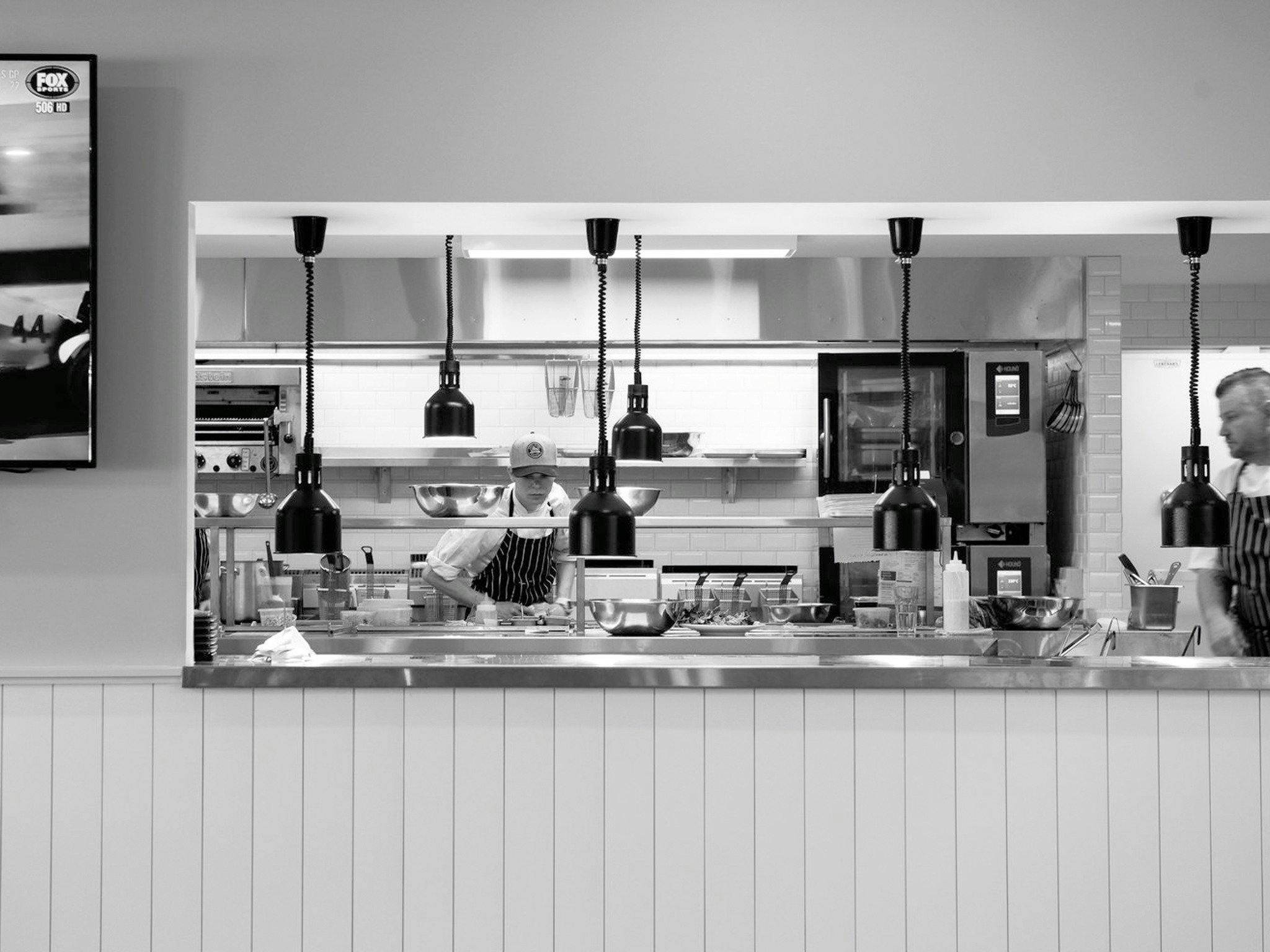 The Ophir kitchen, at work