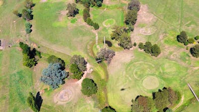 Aerial view of Boorowa golf club