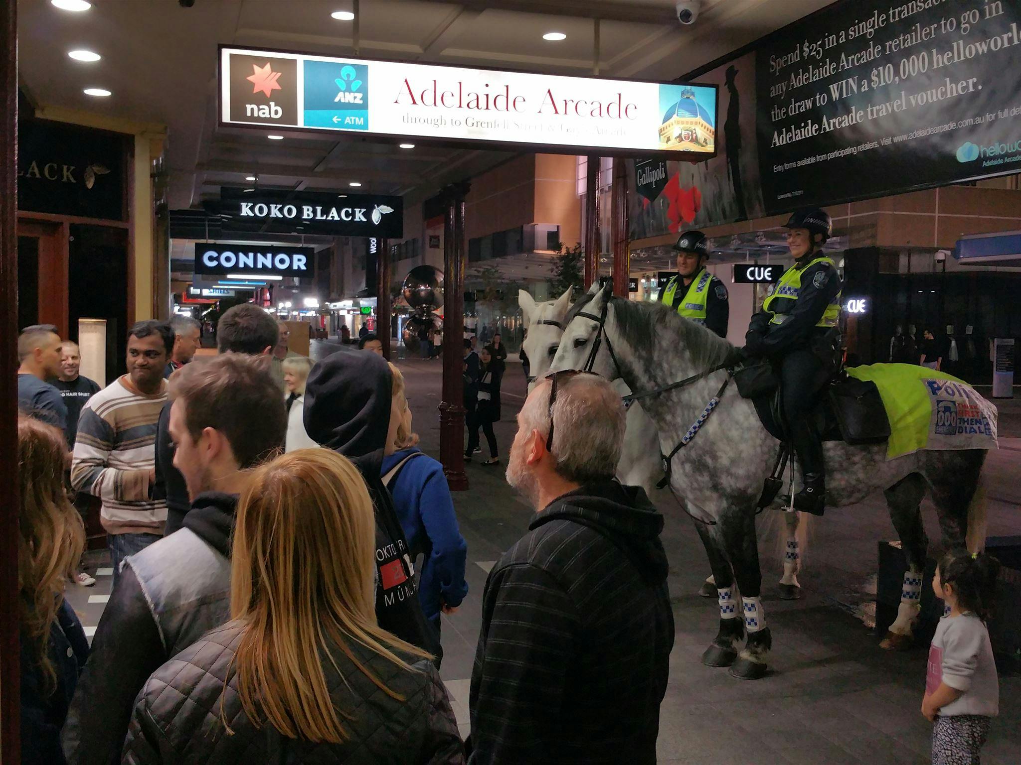 The local constabulary enjoying a part of our tour