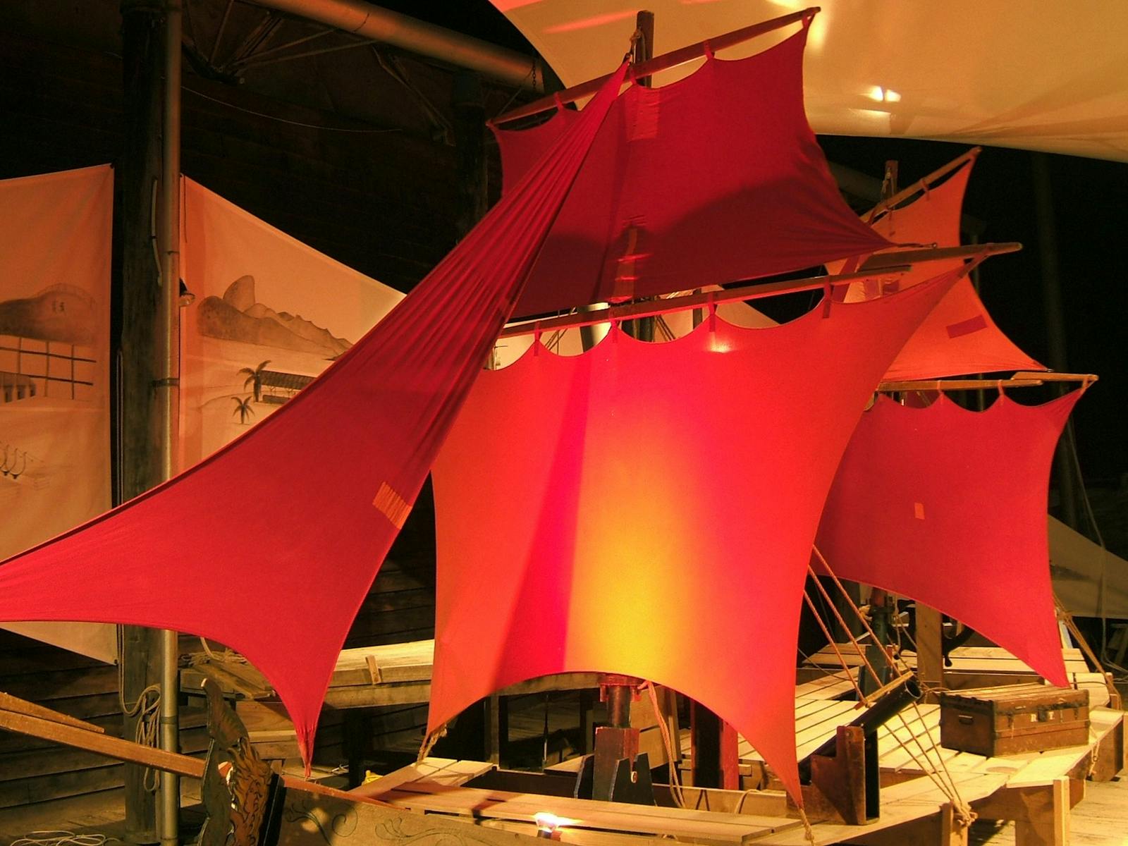 The set of The Ship That Never Was