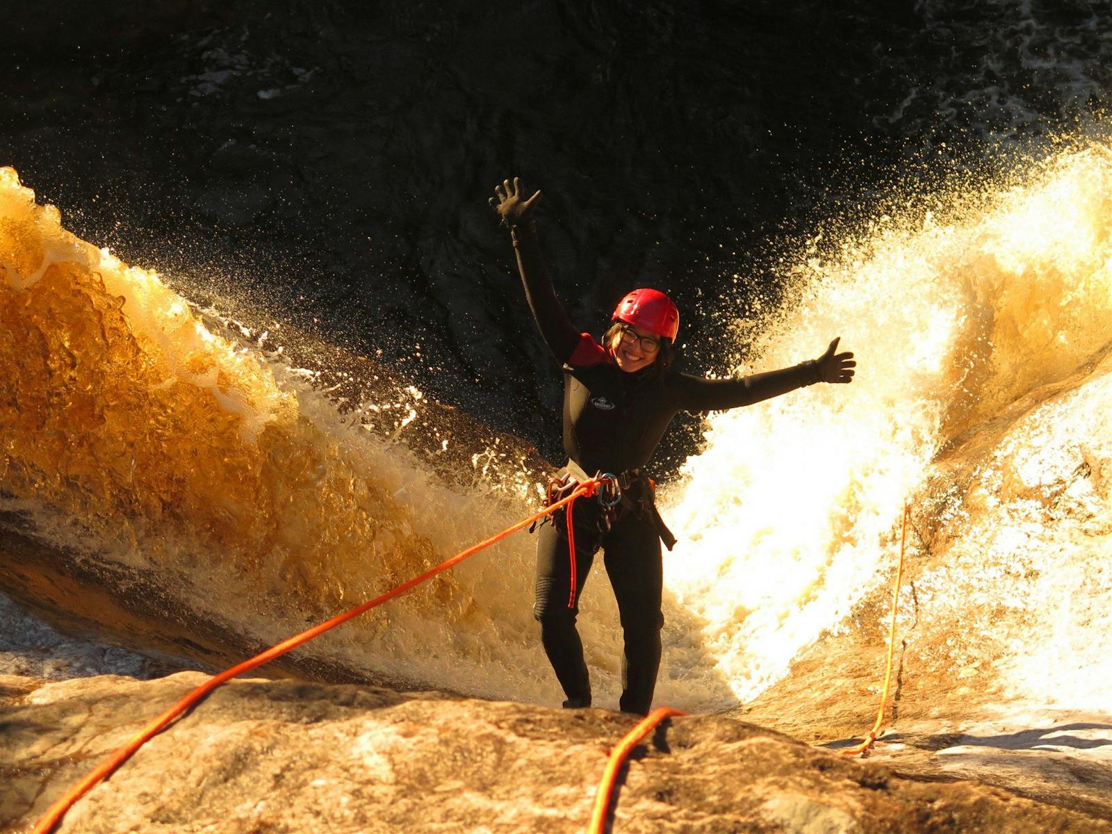 Canyoning in Tasmania