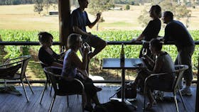 Enjoy the views over the vineyard