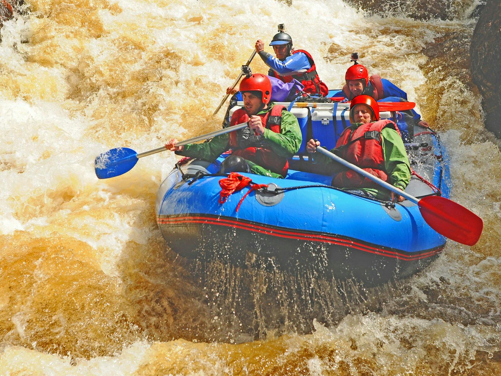Exciting Whitewater Rafting in the Great Ravine,  Water by Nature Tasmania