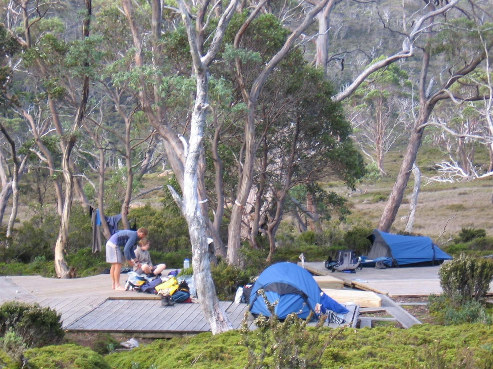 Overland Track - Breaking Camp