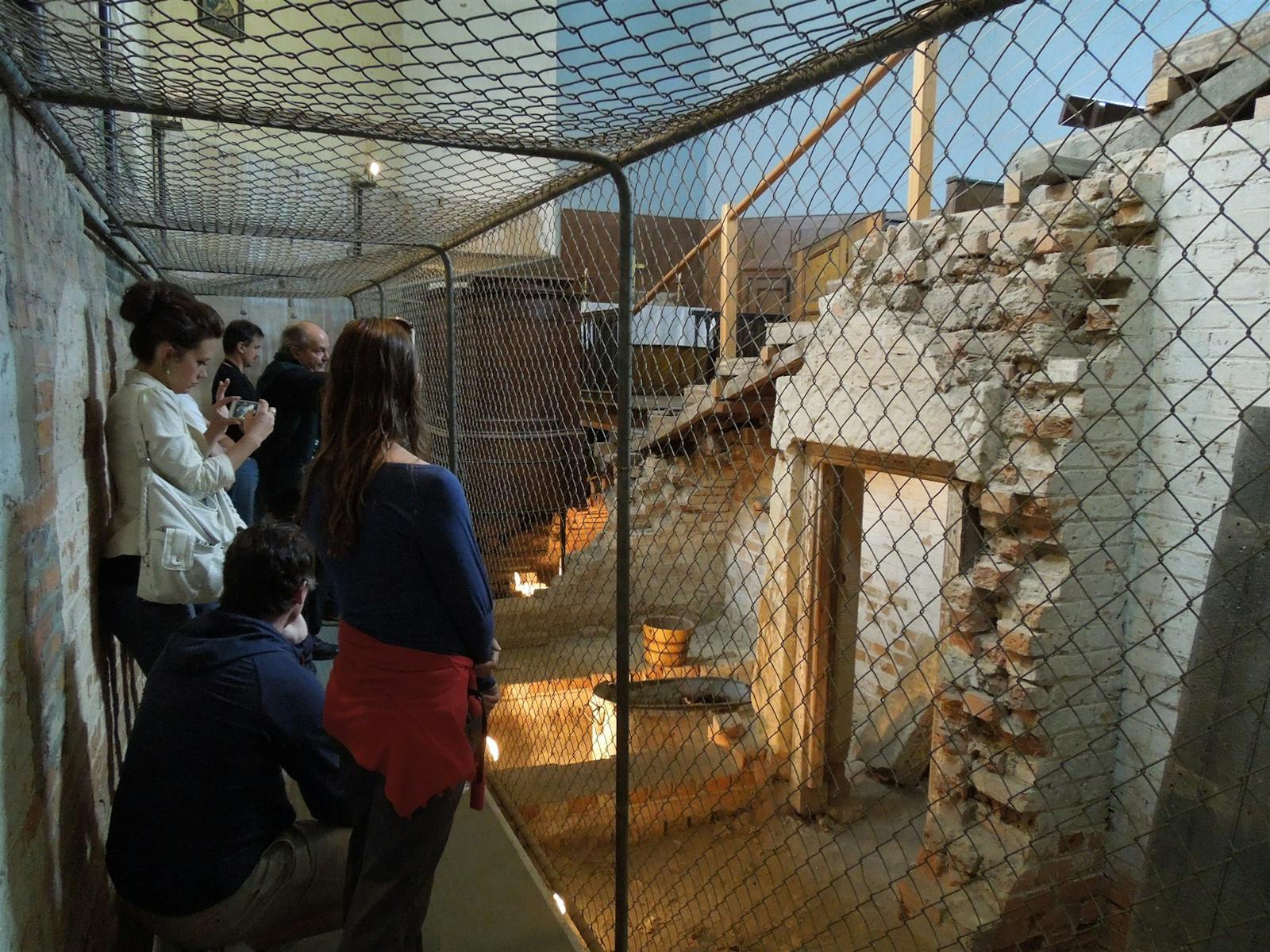 Solitary convict cells under chapel