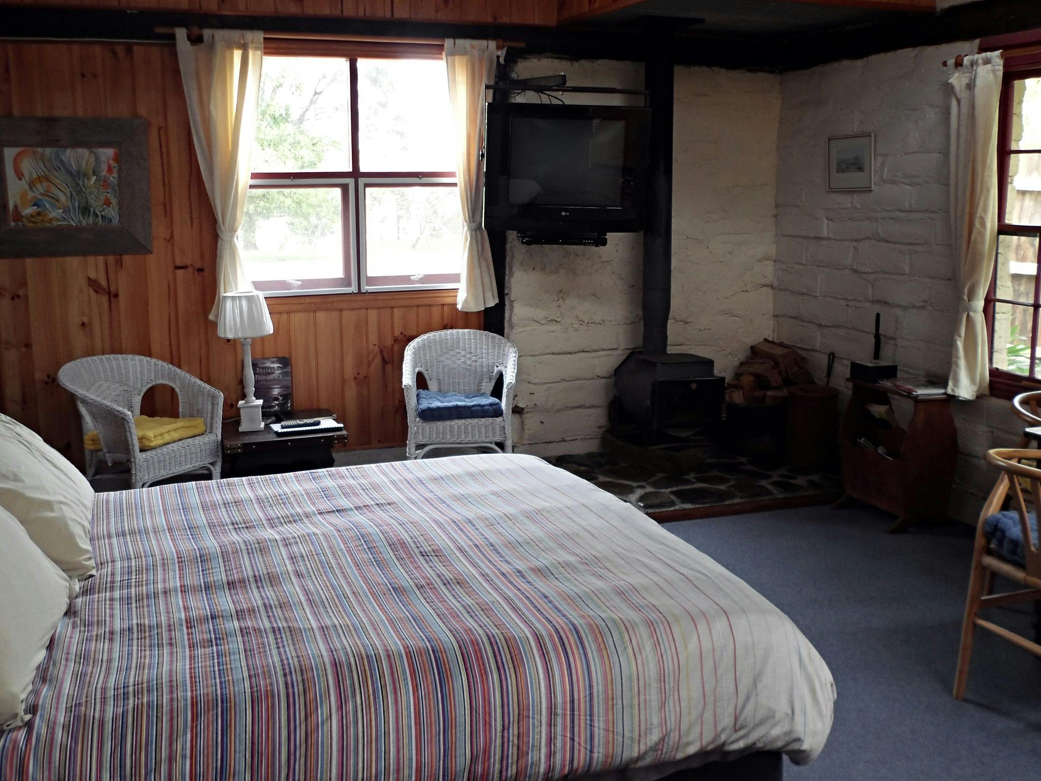 Cosy with a nice woodheater