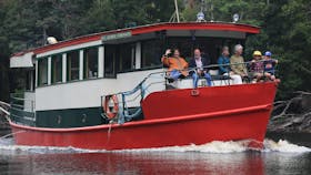 Enjoy the scenery from the bow