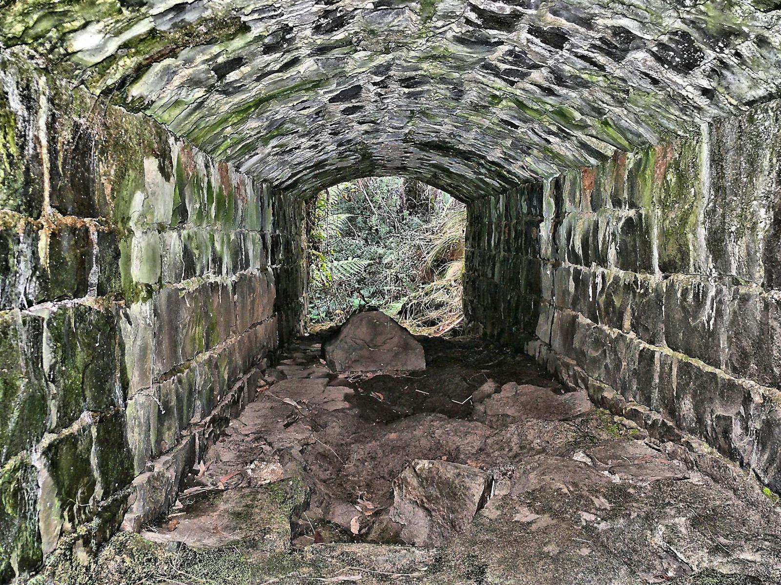 Water tunnels that used to feed water to the power station at Waratah