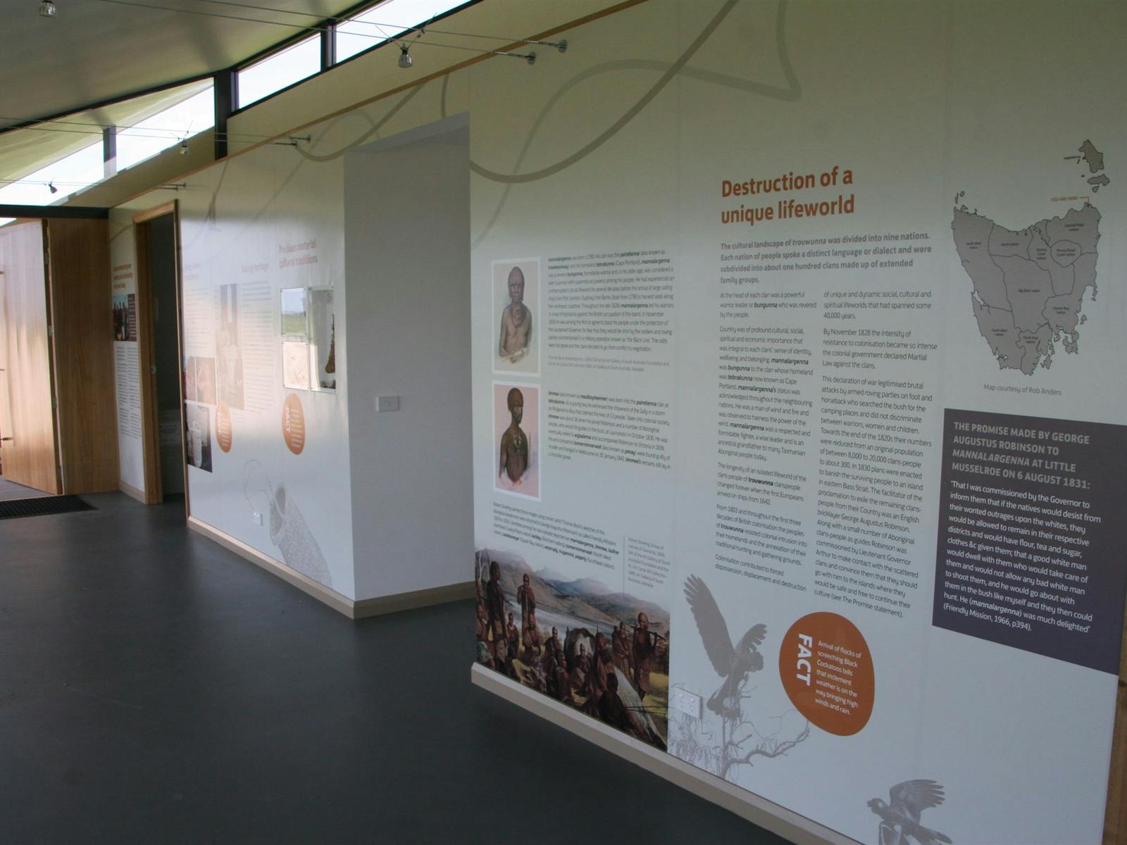 Tebrakunna Visitor Centre_Interpretation Disply