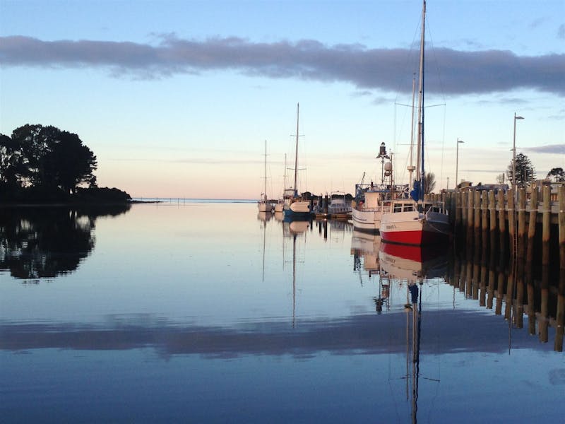 Wynyard Wharf at sunset
