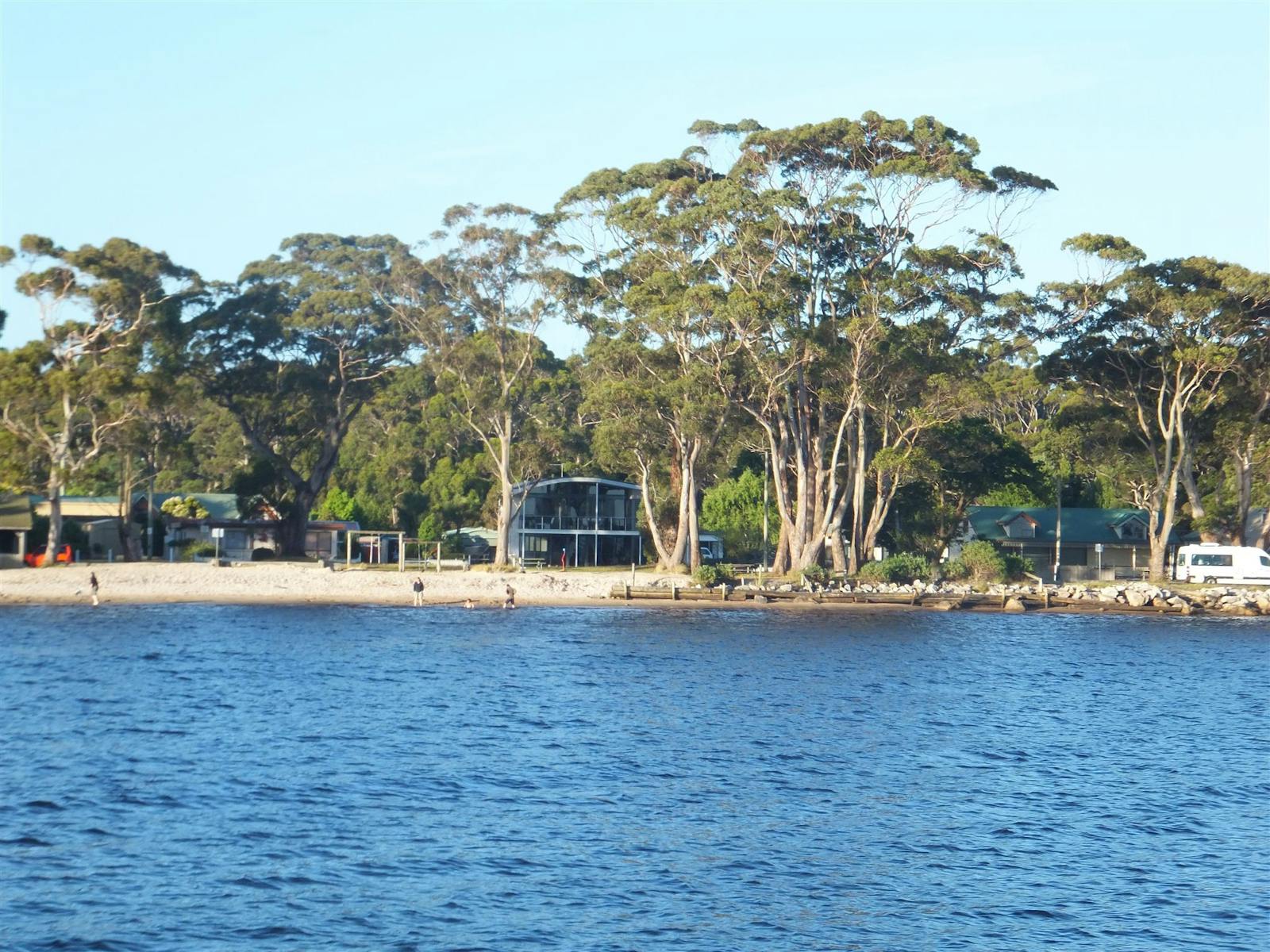 view from the beach