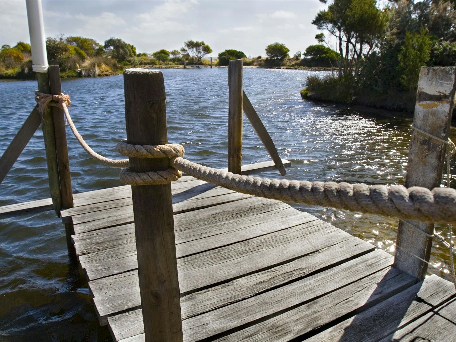 Jetty on the Lake Stanley