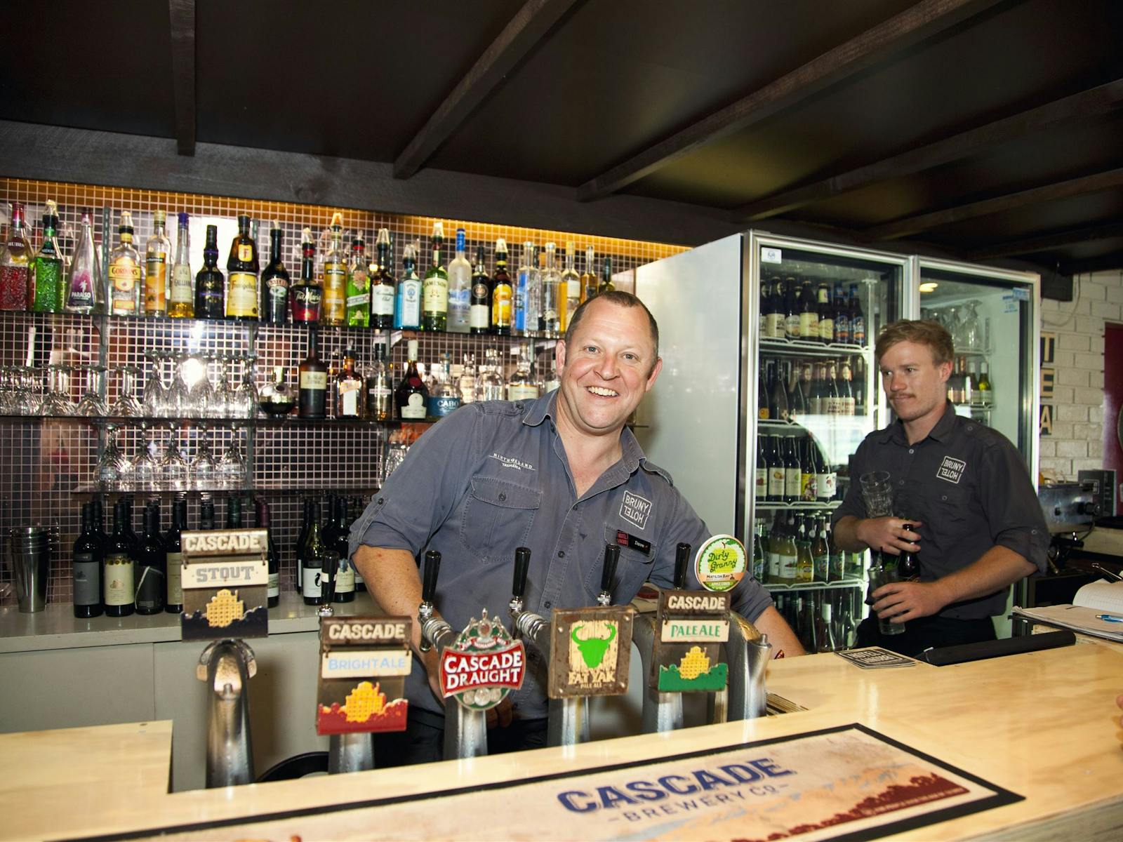 A great range of Tasmanian Beers and Friendly Service