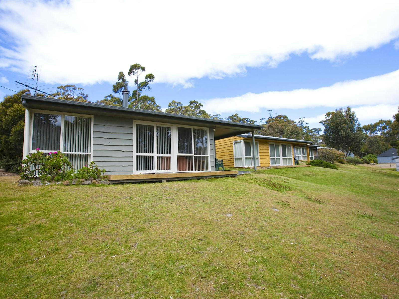 Cottages all separated with undercover parking