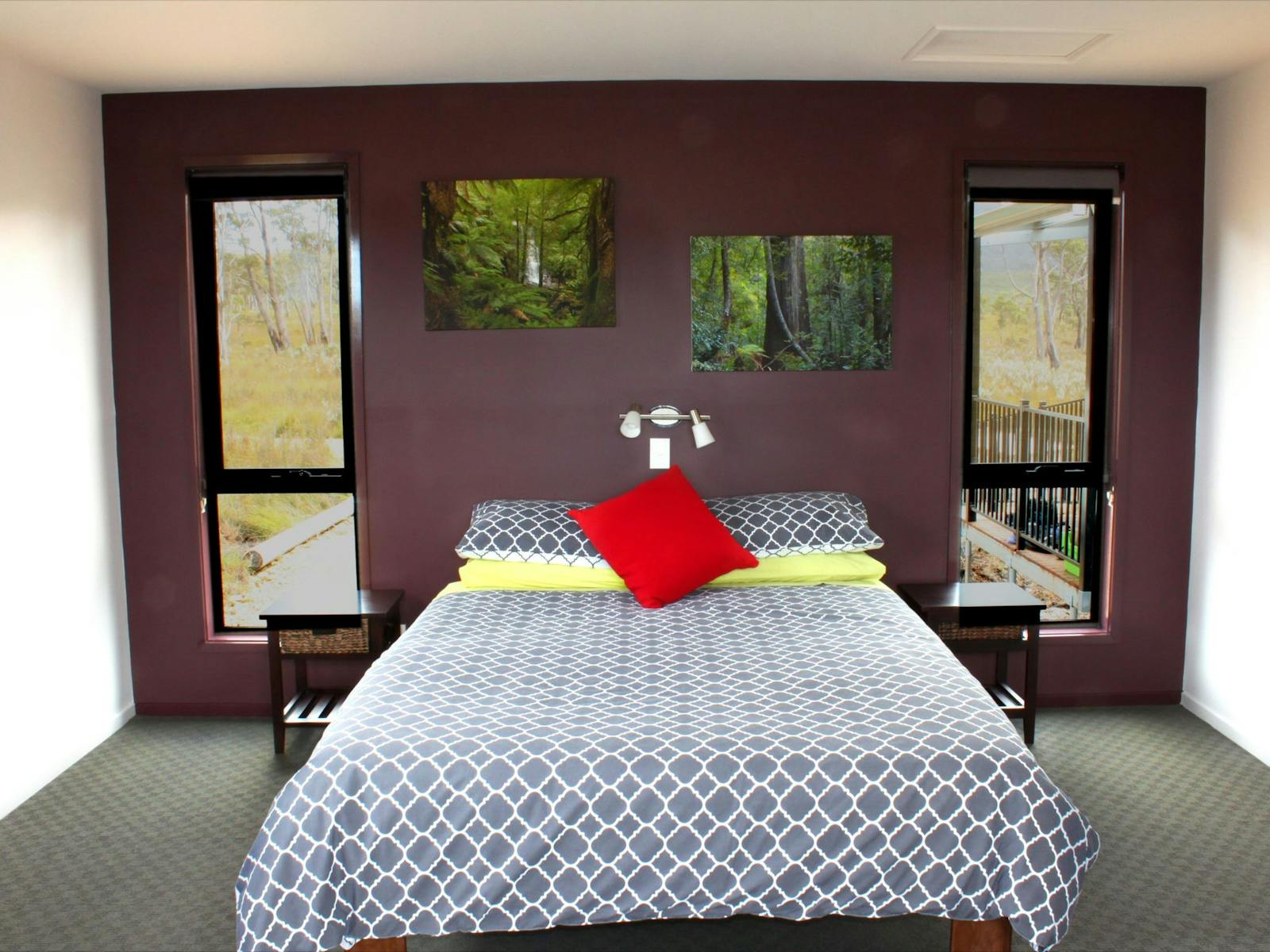 Second bedroom at Buttongrass Retreat