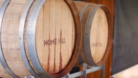 Home Hill wine barrels