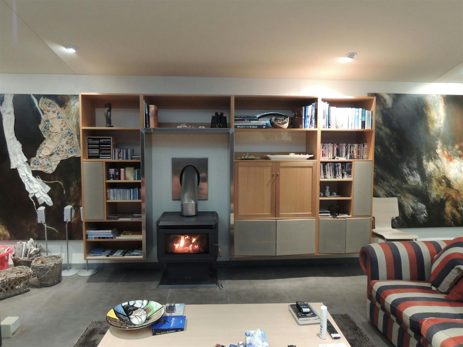 Fireside at The Winged House