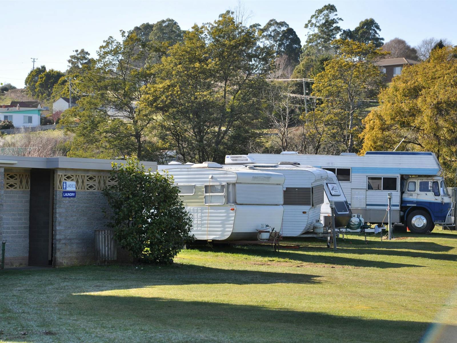 Camping at Branxholm