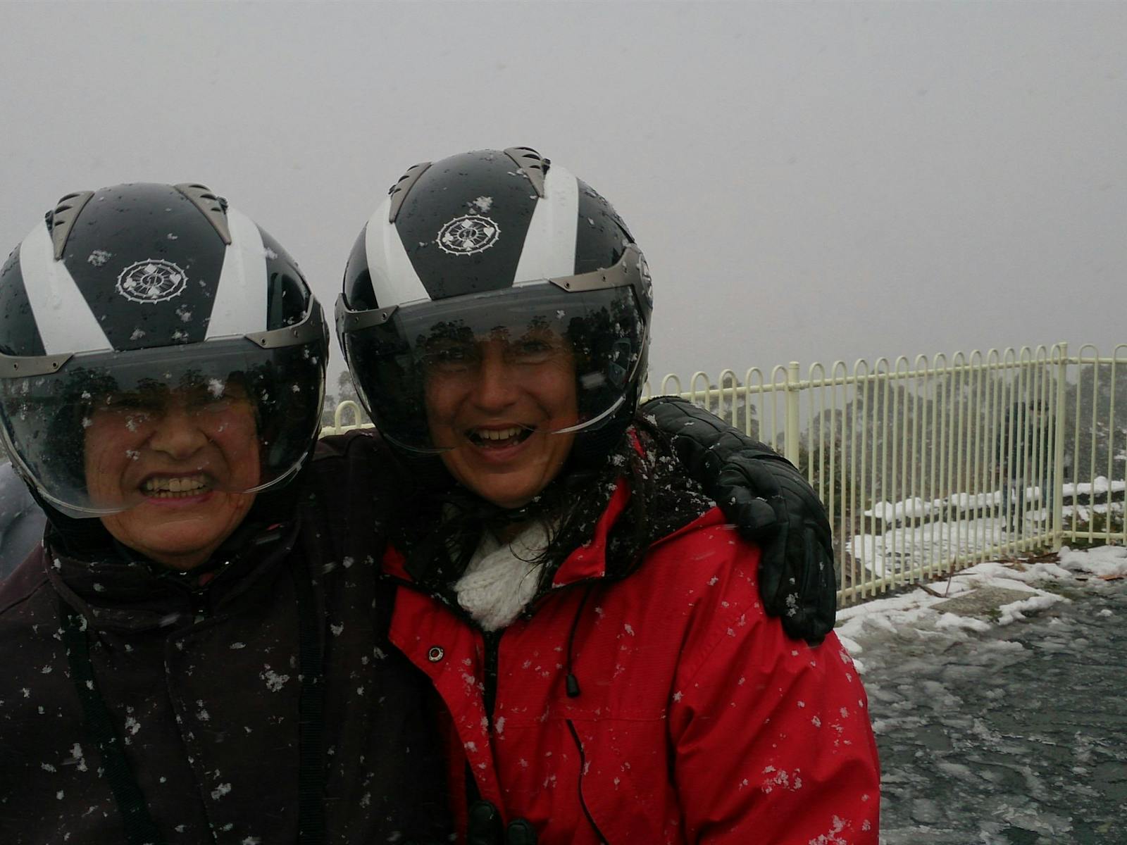 A very unexpected happy time on top of Mt Nelson