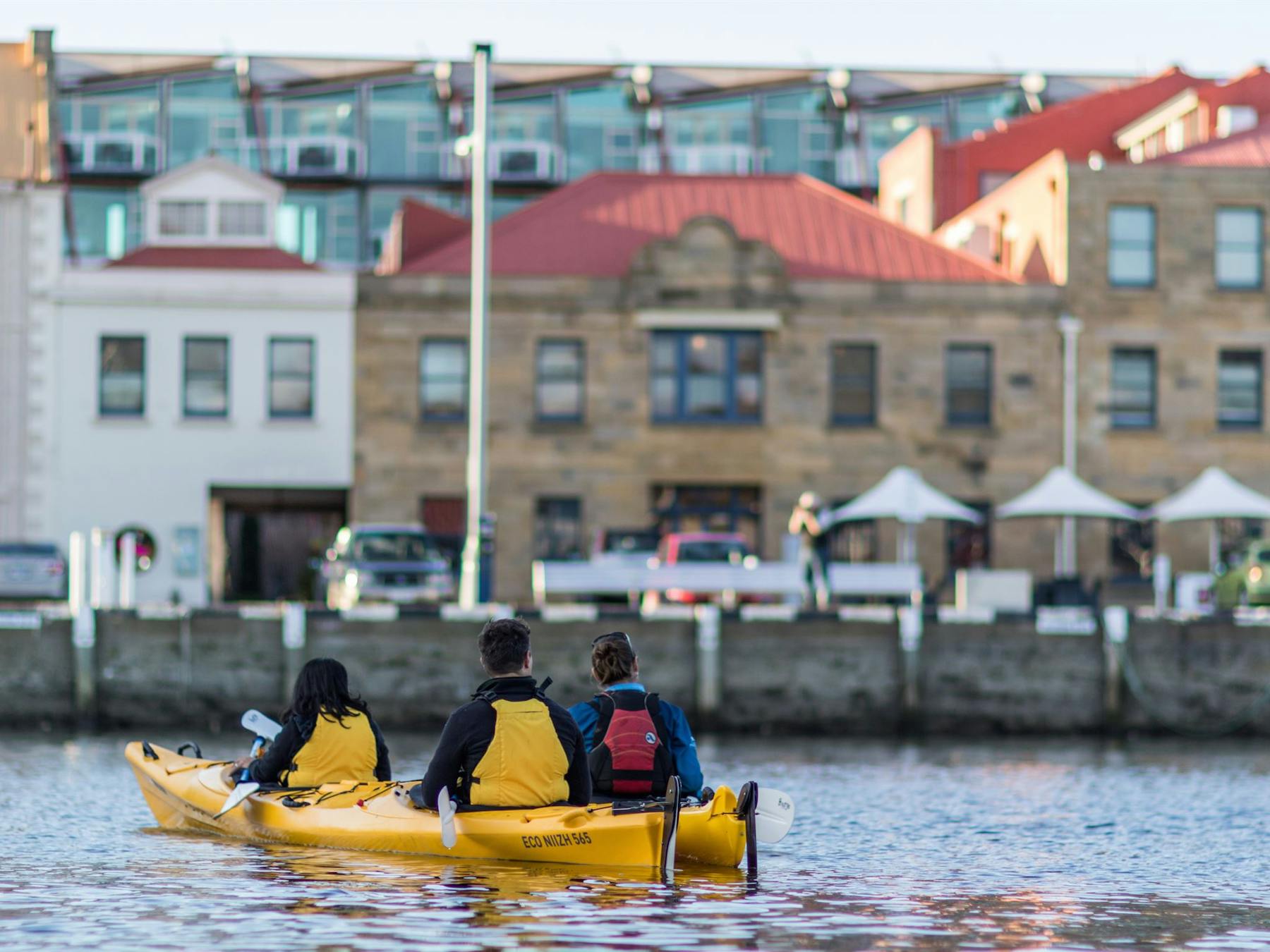 Kayaking Hobart Waterfront