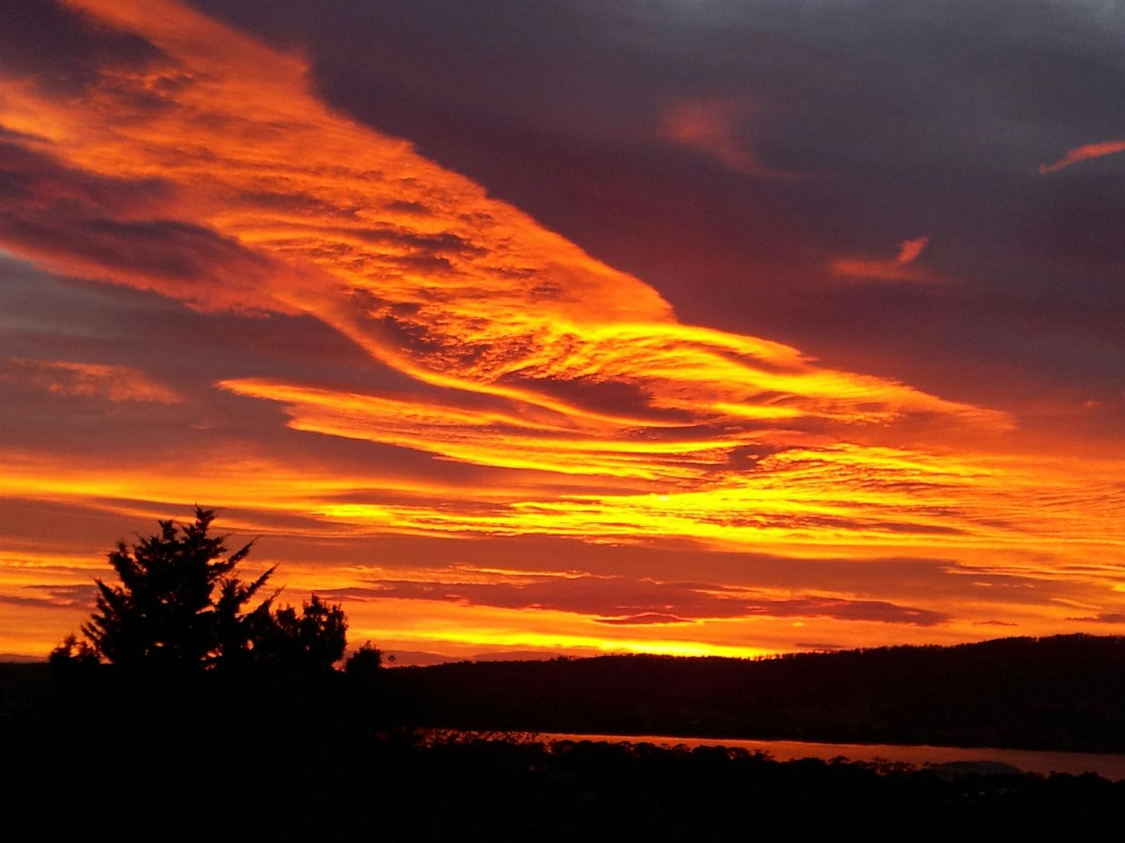 A stunning sunrise