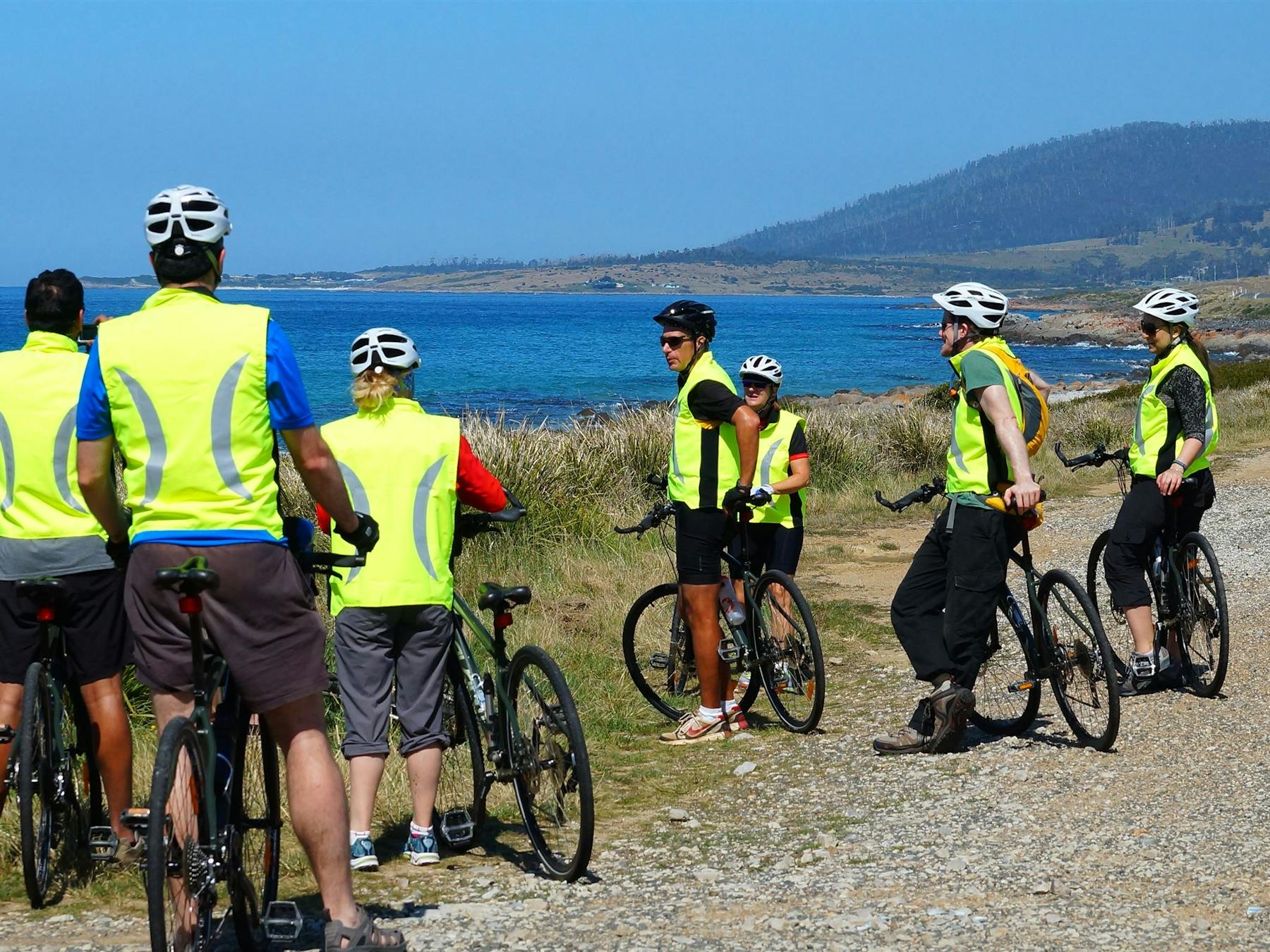 Cycling the east coast of Tasmania