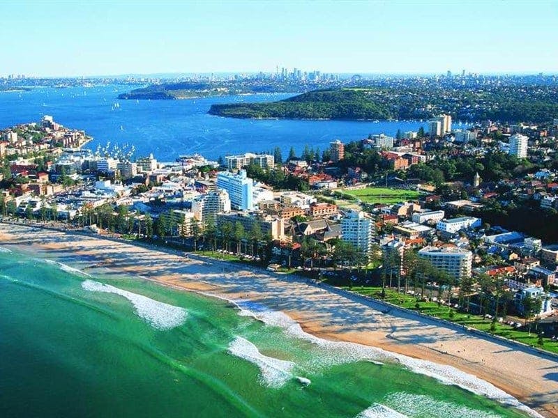 Sydney Harbour and Manly Beach, New South Wales, Australia