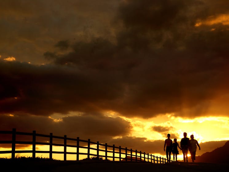 Coastal walk/cycle way