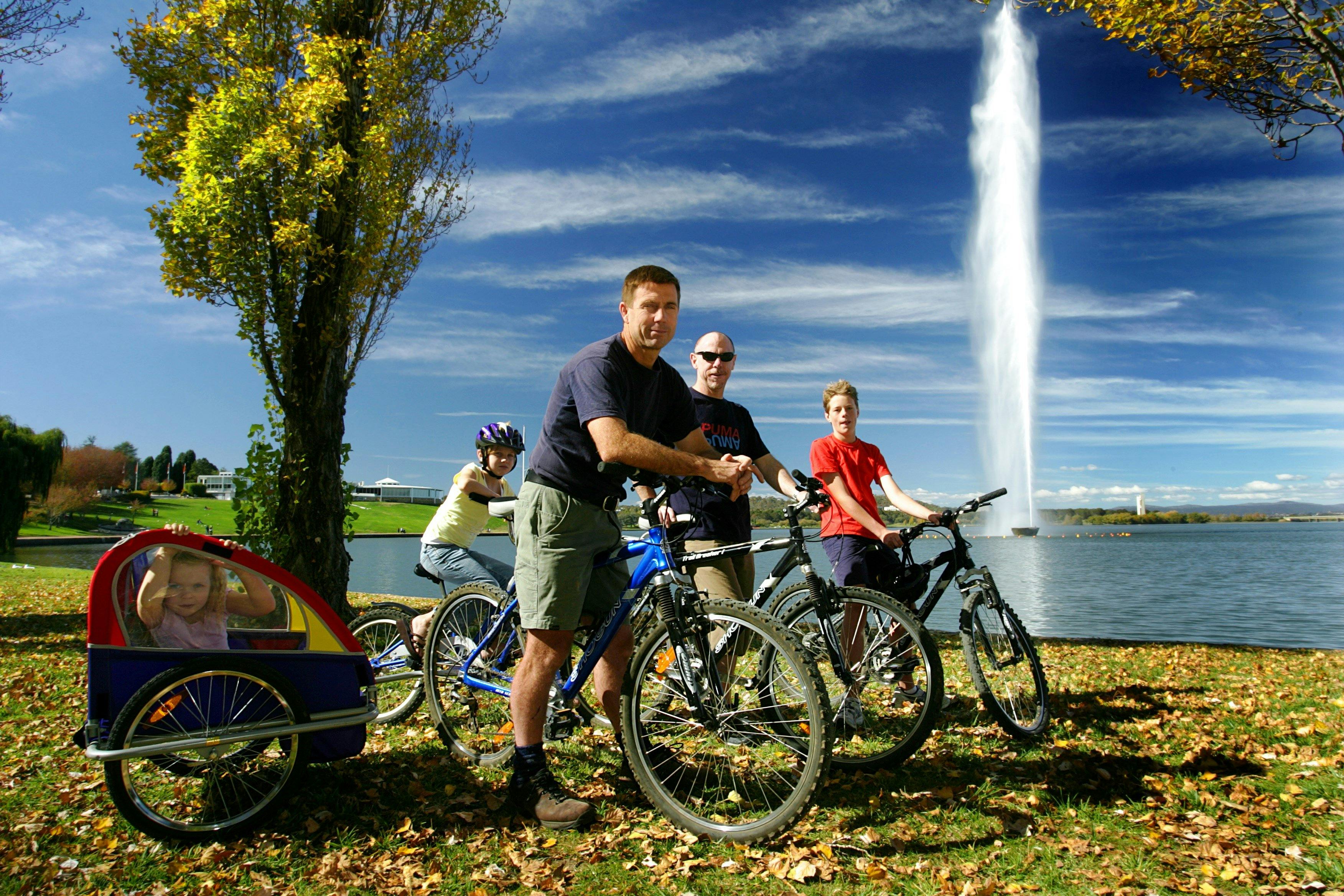 Hire bikes for the family